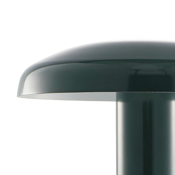 Suillius 11" Contemporary Bohemian Rechargeable/Cordless Iron Integrated LED Mushroom Table Lamp